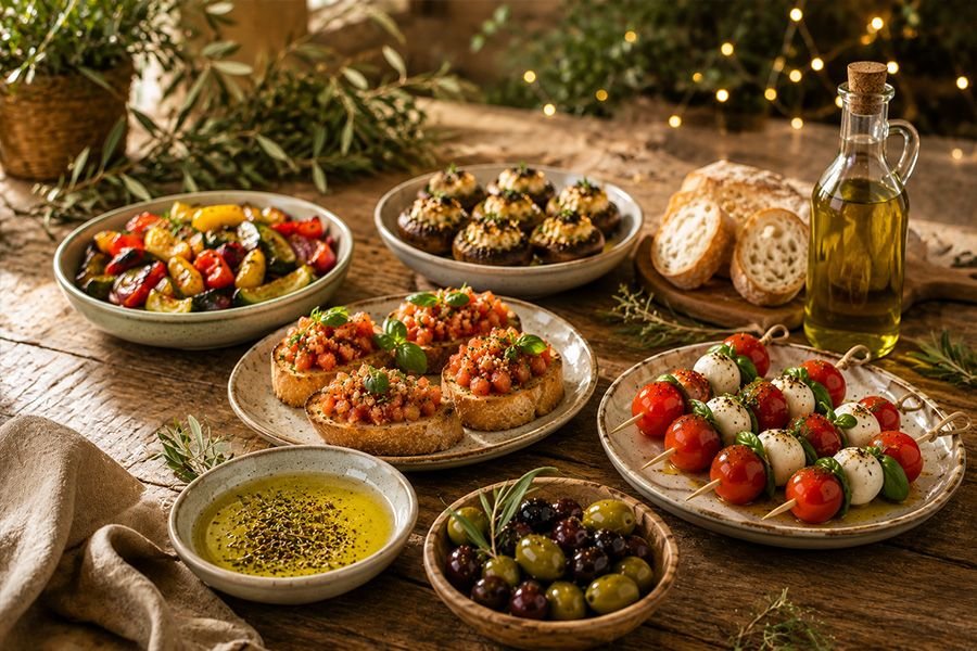 Holiday Appetizers Featuring Olive Oil