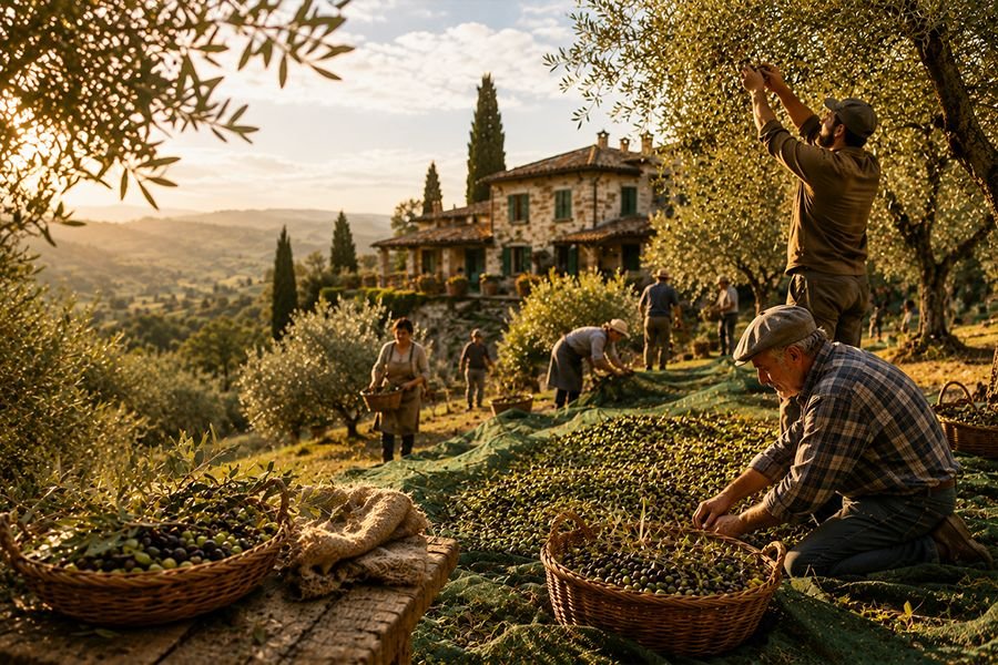 Life in Italy During Harvest Season