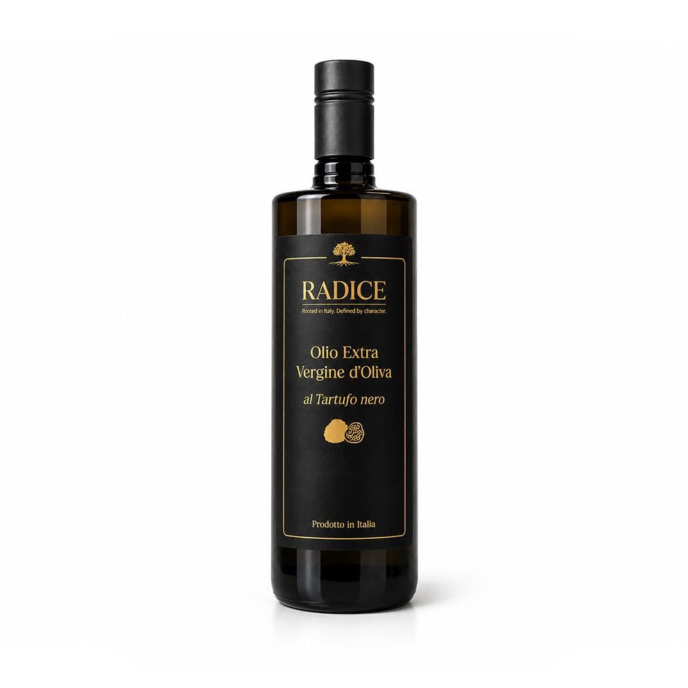 Extra Virgin Olive Oil Infused with Black Truffle